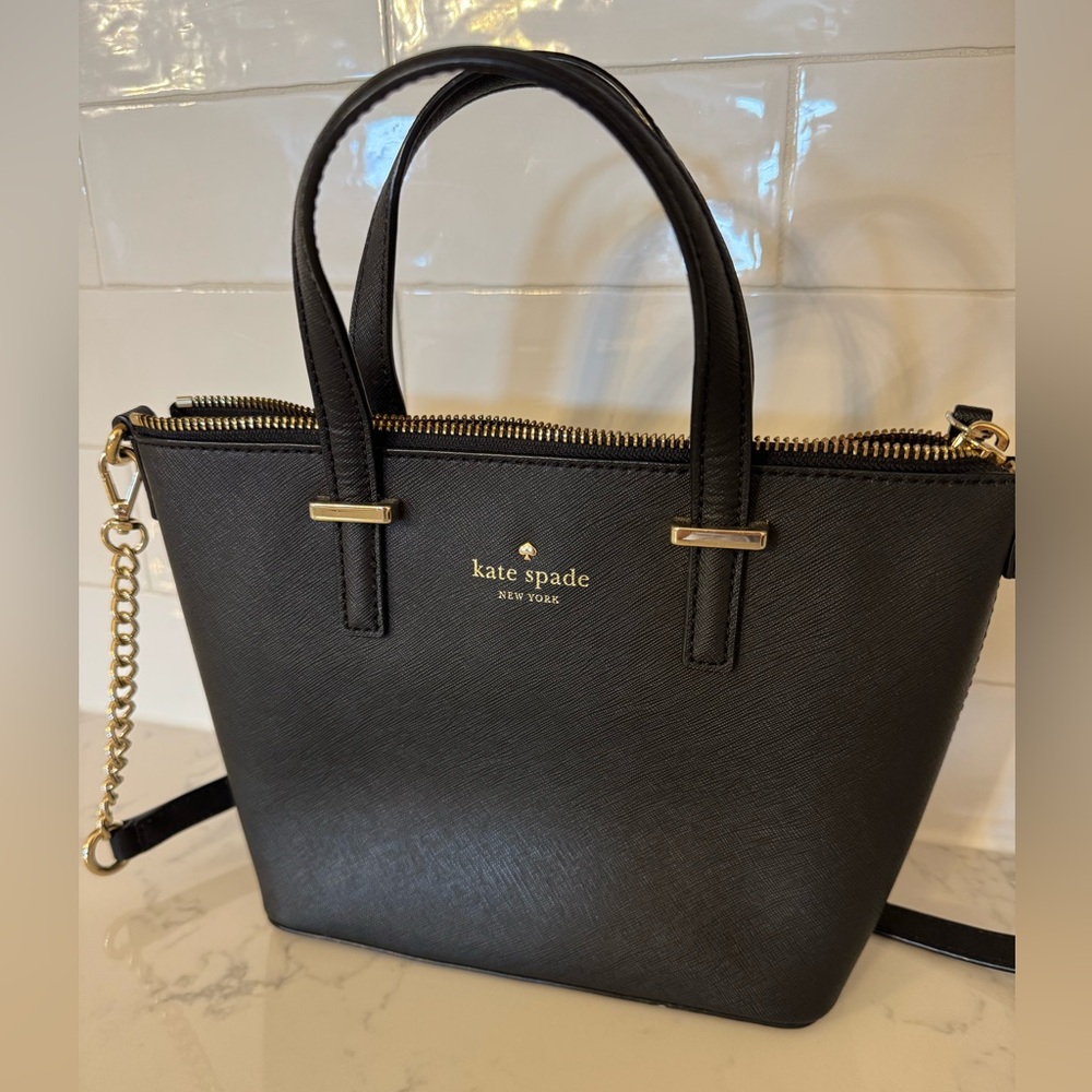 Kate Spade Black Leather Crossbody